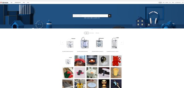 엘코퍼레이션이 구축한 3D프린팅 전문 플랫폼 ‘3D모임’의 홈페이지
