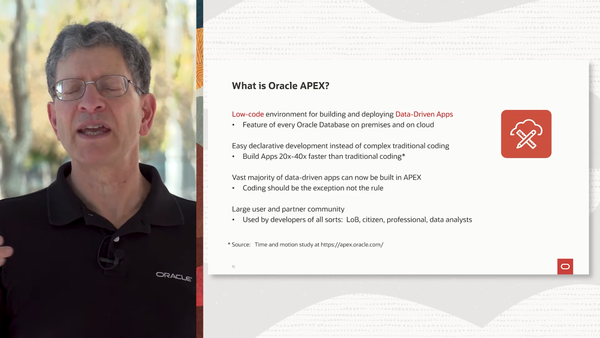 향상된 반응속도를 제공하는 로우코드 앱 개발 서비스 ‘오라클 APEX’