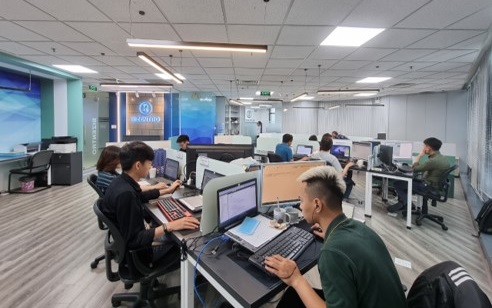 비젠트로 베트남 법인은 최근 3년 동안 연평균 20% 성장률을 기록하는 등 매출이 꾸준히 늘어나고 있다. 사진은 베트남 법인 사무실 전경.