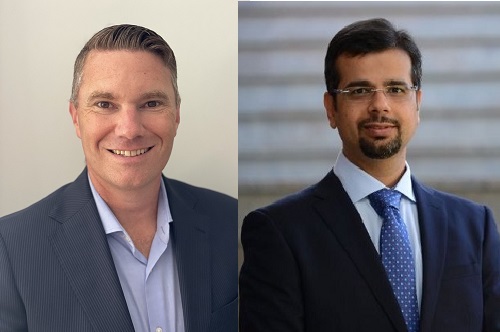 폴 시모스(Paul Simos) VM웨어 부사장(좌측), 사친 쉬리다르(Sachin Shridhar) 아시아태평양 지역 전략 추구·실행 리더