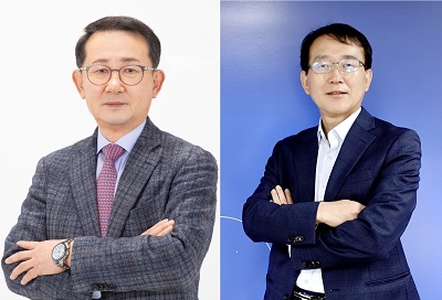 에스넷시스템 유홍준 대표(왼쪽), 장병강 대표