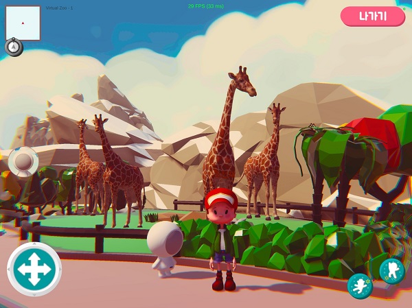 LG유플러스 메타버스 서비스 ‘U+키즈동물원’ (제공: LG유플러스)