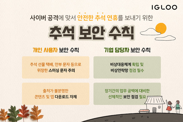 이글루코퍼레이션의 ‘추석 보안 수칙’