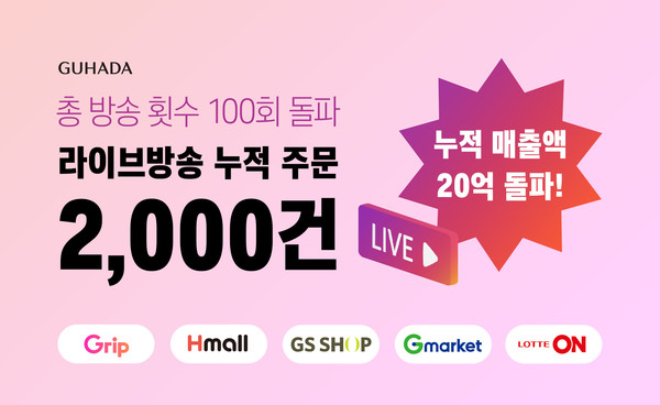 구하다 모바일 라방 판매 실적 참고 이미지