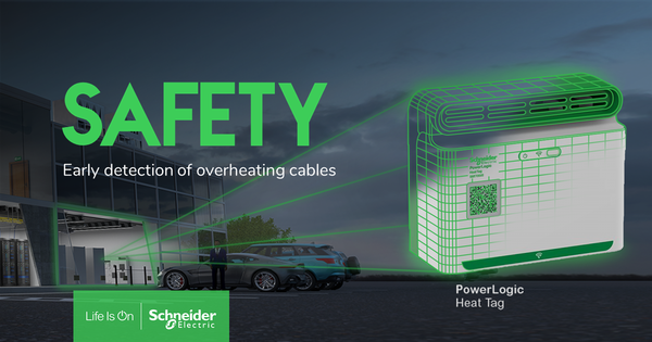 슈나이더일렉트릭코리아는 화재 예방을 위한 스마트 센서 ‘파워로직 히트태그’를 제공한다.