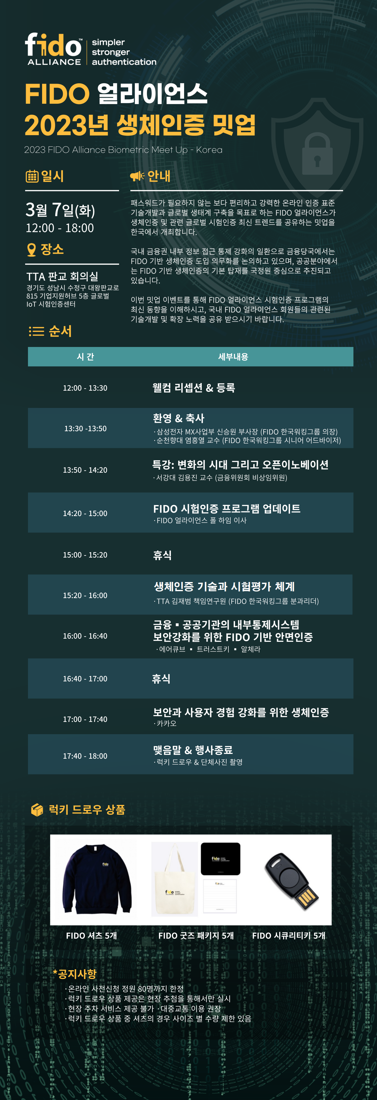 2023 FIDO 생체인증 밋업