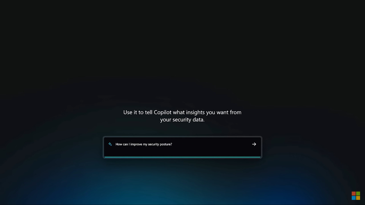 마이크로소프트 시큐리티 코파일럿 프롬프트 바. 시큐리티 코파일럿은 보안 전문가의 간단한 프롬프트 명령에 따라 위협 인텔리전스를 요약하고 분석하는 등 보안팀의 역량을 보강한다.