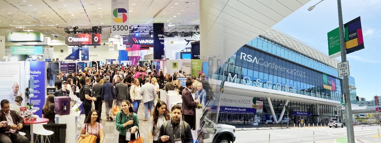 RSA 콘퍼런스 2023 내부 및 외부 전경