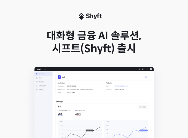 타인에이아이가 신개념 대화형 AI 솔루션 ‘시프트(Shyft)’를 공개했다.