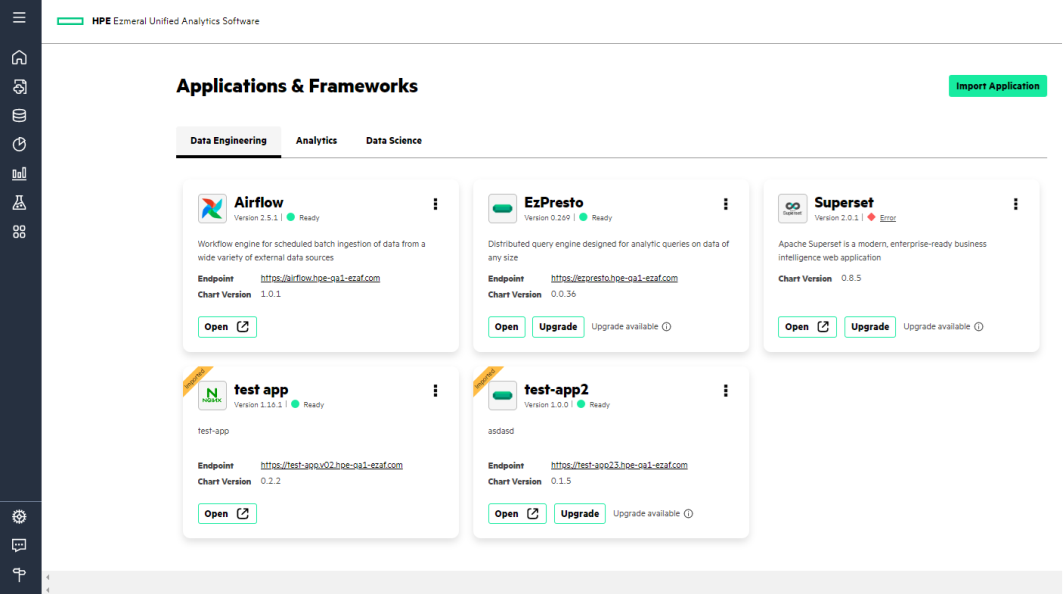 HPE 에즈메랄 통합 애널리틱스 소프트웨어