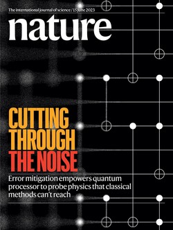 IBM의 양자 연구 내용이 실린 네이처지 표지
