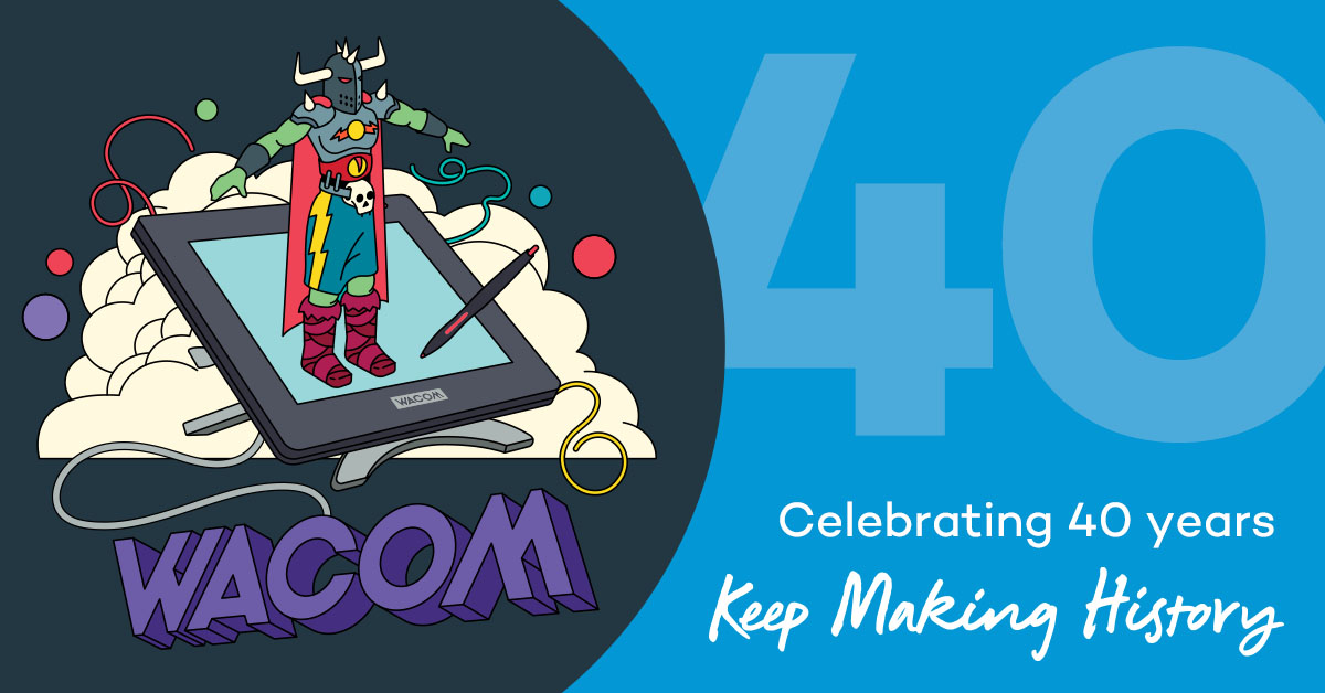 타블렛 전문 기업 와콤이 창립 40주년을 맞이했다.