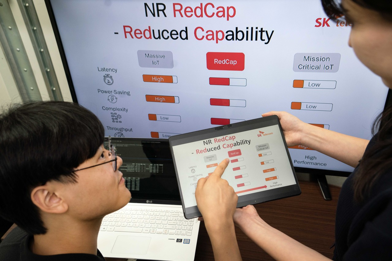 SKT가 5G IoT 기술 레드캡의 개발 및 상용 시범망 검증을 완료했다.