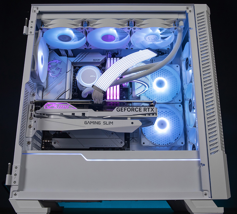 MSI 지포스 RTX 4070 게이밍 X 슬림 화이트 트라이프로져3