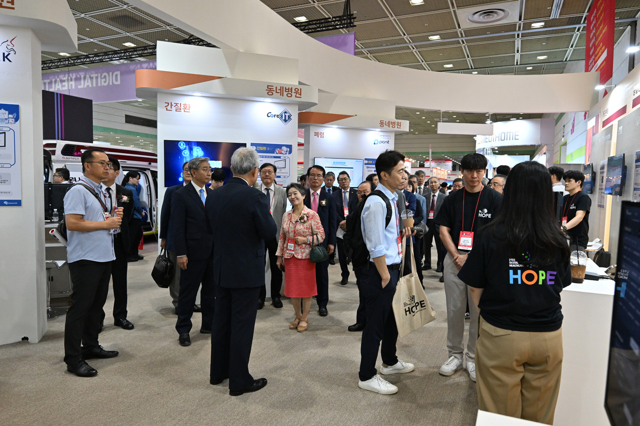 2023 국제 병원 및 헬스테크 박람회 현장