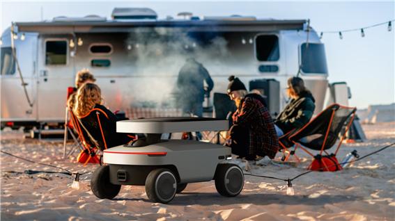 잭커리의 이동식 태양광 발전 시스템 '잭커리 솔라 마즈봇'. 사진=잭커리