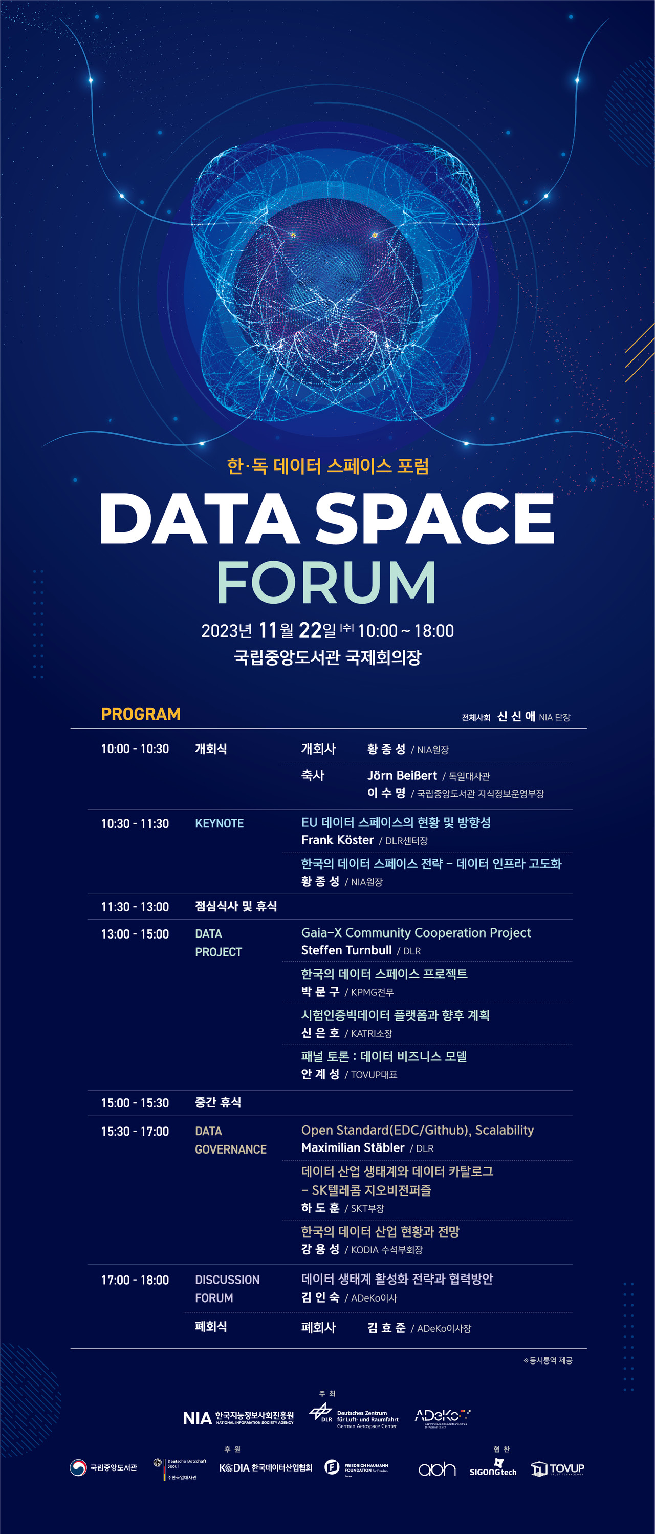 NIA가 22일 ‘한-독 데이터 스페이스 포럼’을 개최했다.