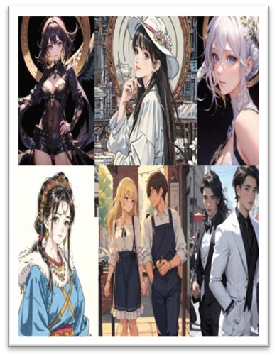 아이작 노벨 AI 주인공 삽화 이미지 (자료=내스타일)