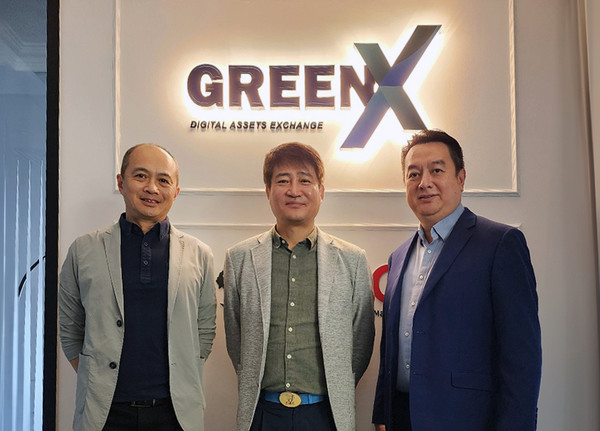(왼쪽부터) 그린엑스 TAM Pak Yin Philip CEO, 아이티센 최중근 부사장, 그린프로캐피탈 Lee Chong Kuang CEO