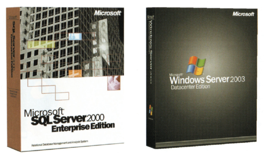‘MS SQL 서버 2000’과 ‘윈도우 서버 2003 데이터센터 에디션’