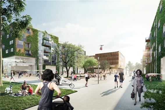 테겔 공항이 스마트 소도시로 변신한다. 이미지=테겔프로젝트