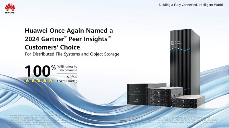 화웨이가 가트너 피어 인사이트 ‘고객의 선택’에 3년 연속 선정됐다.