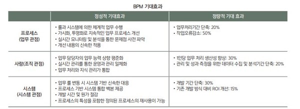 BPM 기대효과.