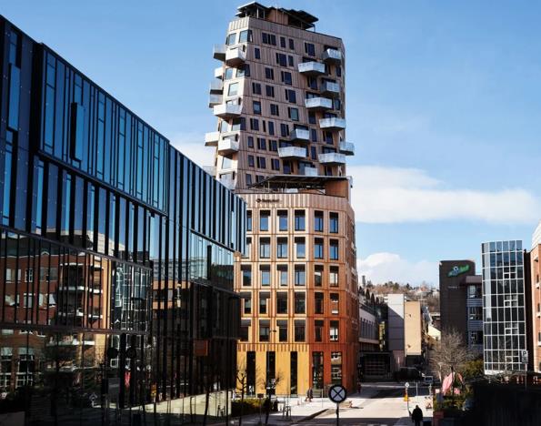 오슬로에 지어진 난방비 제로 빌딩. 사진=스노헤타