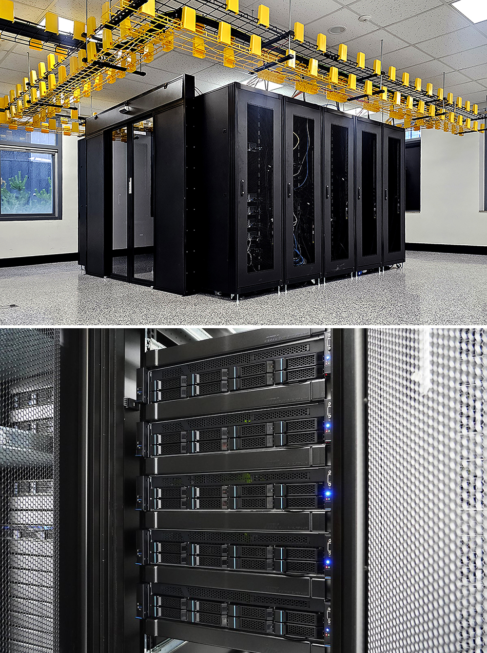 KTNF 사옥 데이터 파크의 마이크로데이터센터(MDC) 전경