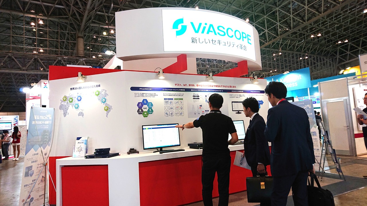 스콥정보통신의 인터롭 도쿄(Interop Tokyo) 2019 부스