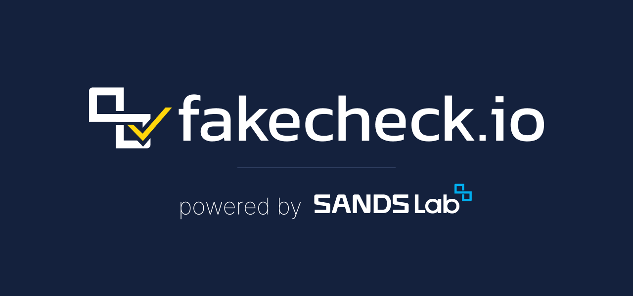 딥페이크 탐지 서비스 페이크체크 이미지 (자료= 샌즈랩)