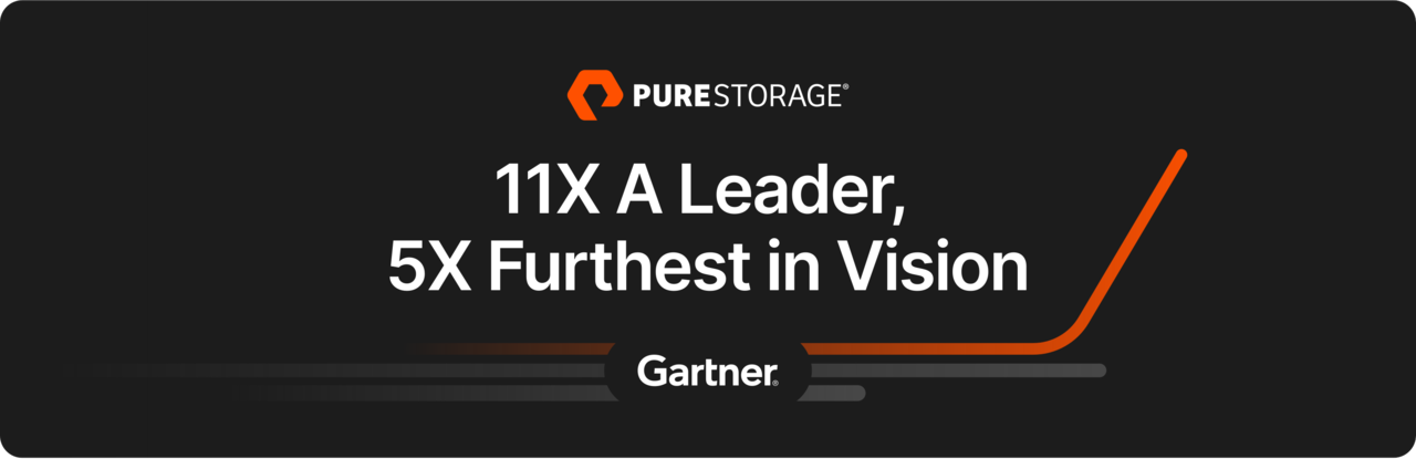 퓨어스토리지가 가트너 매직 쿼드런트 보고서에서 11년 연속 리더로 선정됐다.