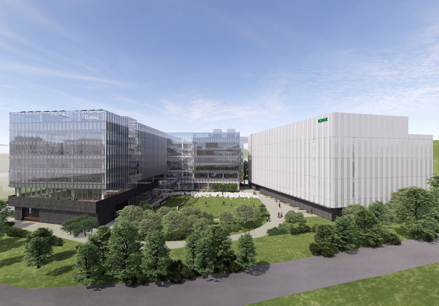 가비아 통합 사옥 및 데이터센터 조감도