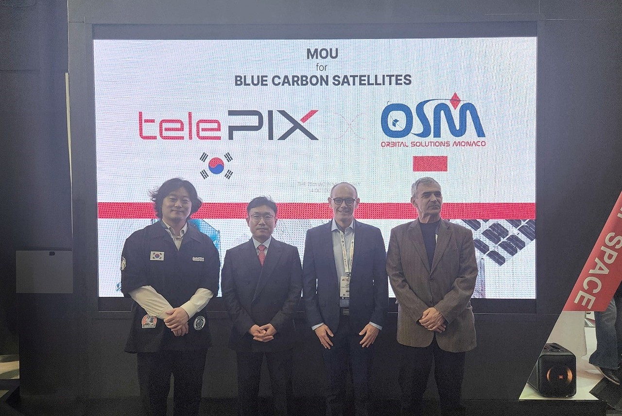 텔레픽스가 모나코 우주 기업 OSM과 위성 솔루션 공급을 위한 MOU를 체결했다.