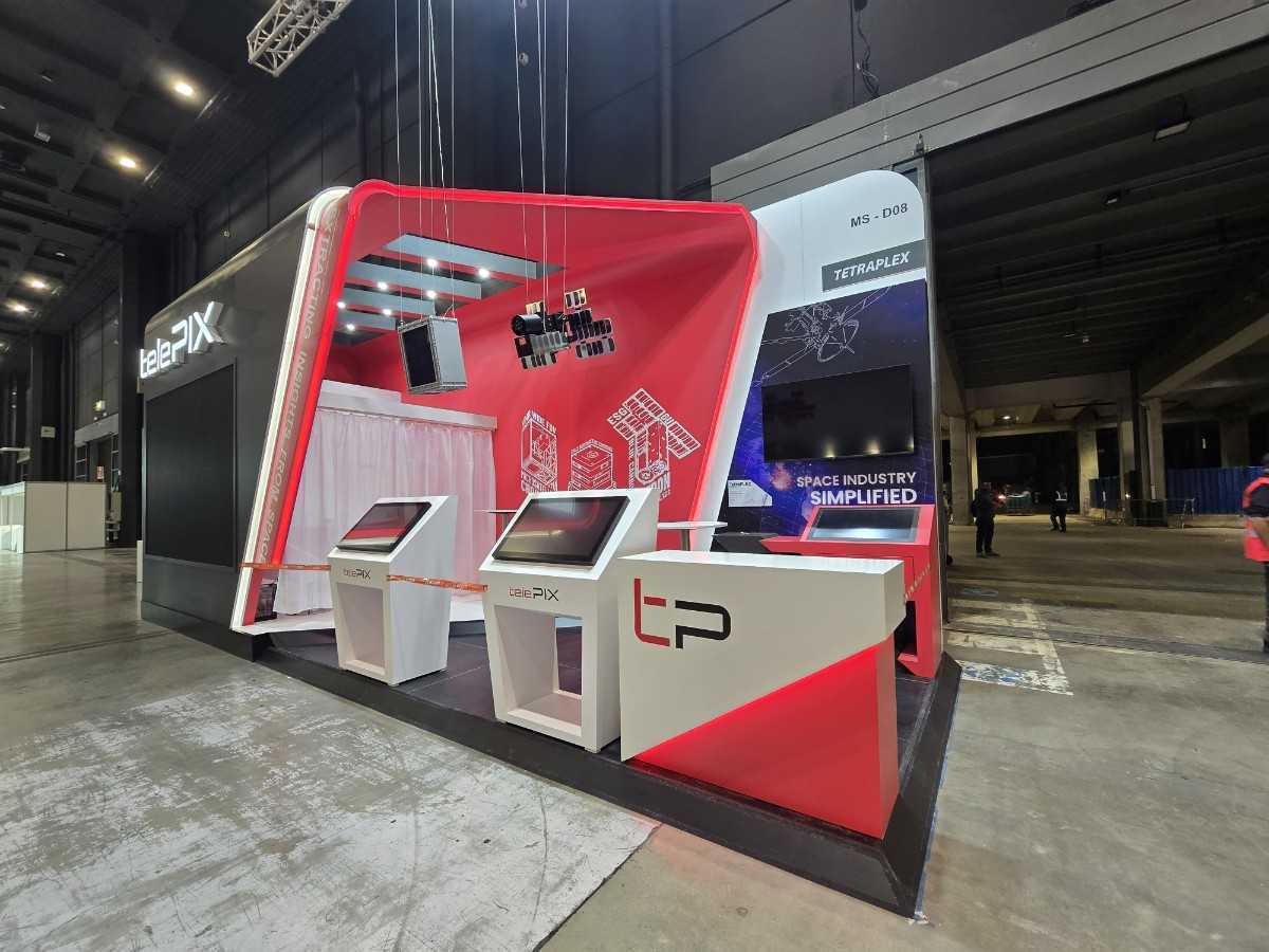 ‘IAC2024’에 마련된 텔레픽스 단독 전시관