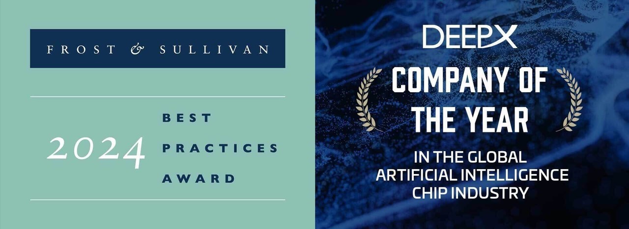 딥엑스가 프로스트&설리번으로부터 AI 반도체 기업상을 수상했다.