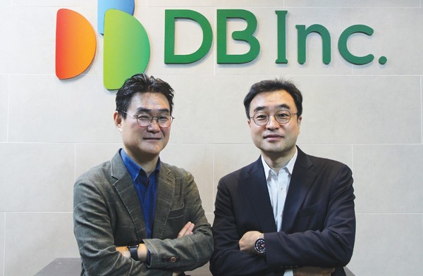 DB아이앤씨 신훈철 팀장(왼쪽), 김한상 담당