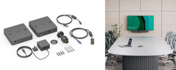 로지텍의 안드로이드 및 BYOD 기반 회의실용 BYOD 커넥터 로지텍 익스텐드.