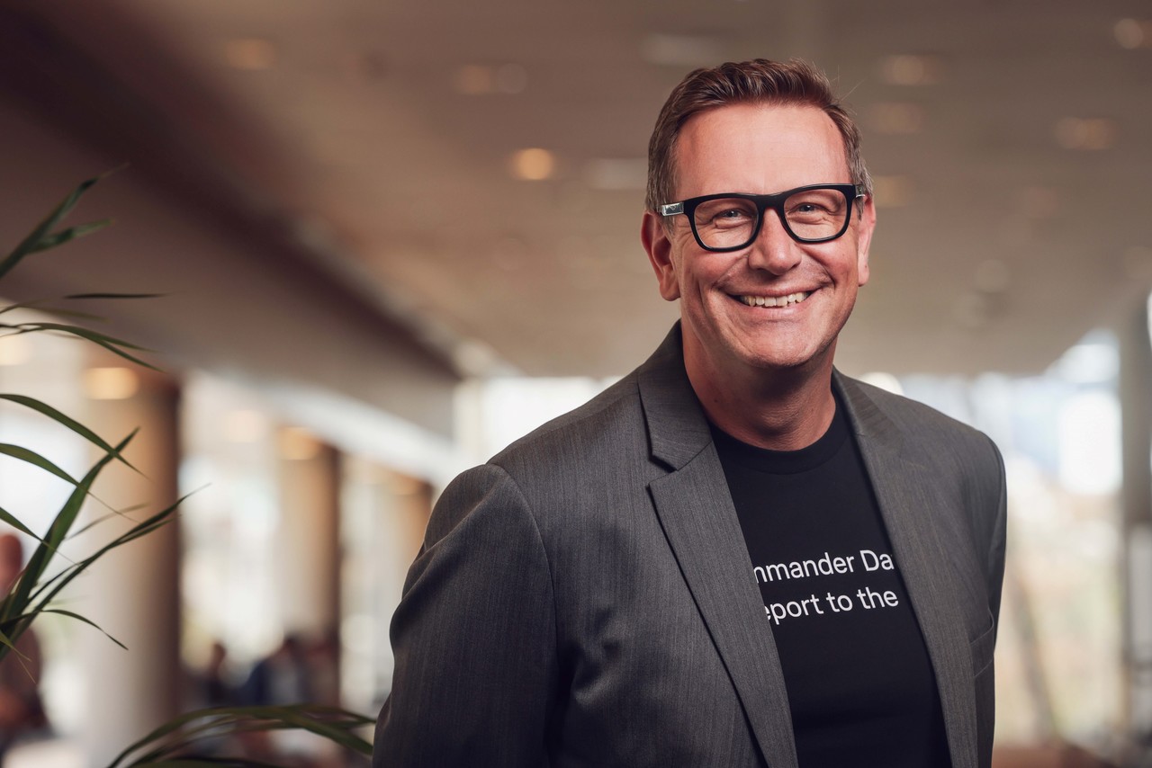 시스코 라이브 2024 멜버른(Cisco Live 2024 Melbourne)에서 스플렁크 옵저버빌리티 포트폴리오의 일부가 된 앱다이나믹스와 새로운 혁신에 대해 발표한 스플렁크 아태지역 총괄 매니저 사이먼 데이비스(Simon Davies) 수석 부사장