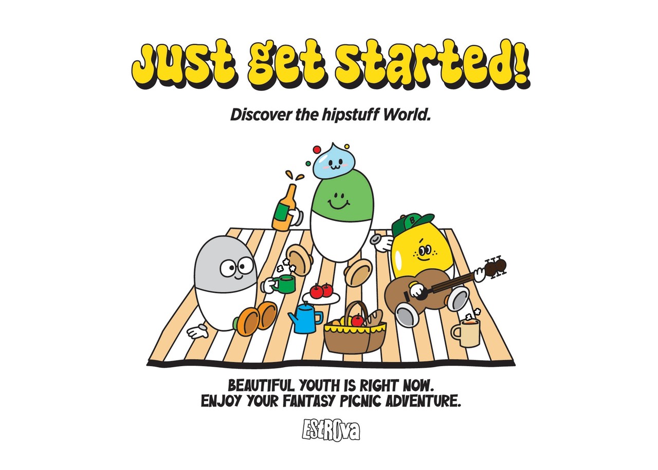 알약프렌즈 피크닉 아트워크 (자료=이스트시큐리티)