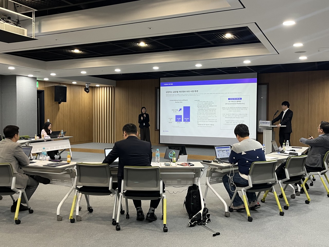 2024년 사이버보안 펀드 연계 정보보호 산업 Closed IR 피칭 행사 현장