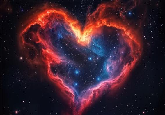 블루스카이에 게시된 심장성운 이미지. 블루스카이에는 천체 관련 콘텐츠가 많이 게재된다. 사진=블루스카이 샤이닝사이언스 계정