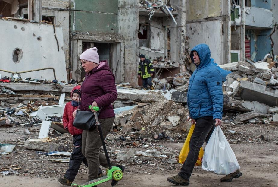 위기대응 팀이 우크라이나에서 활동하고 있는 모습. 사진=UNDP