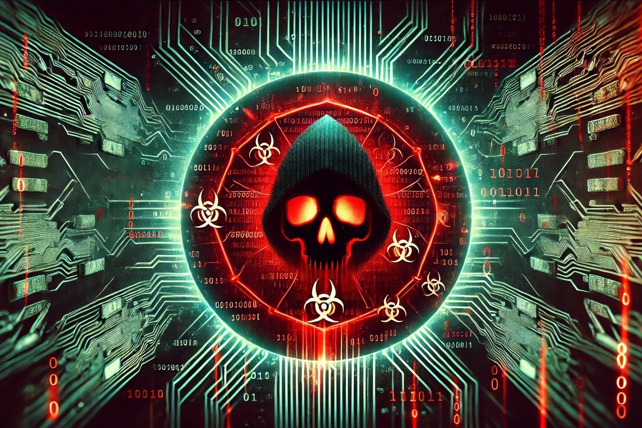 ‘악성코드’를 주제로 챗GPT로 생성한 이미지