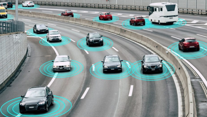 자율주행 차량 운행 이미지. 사진=HP