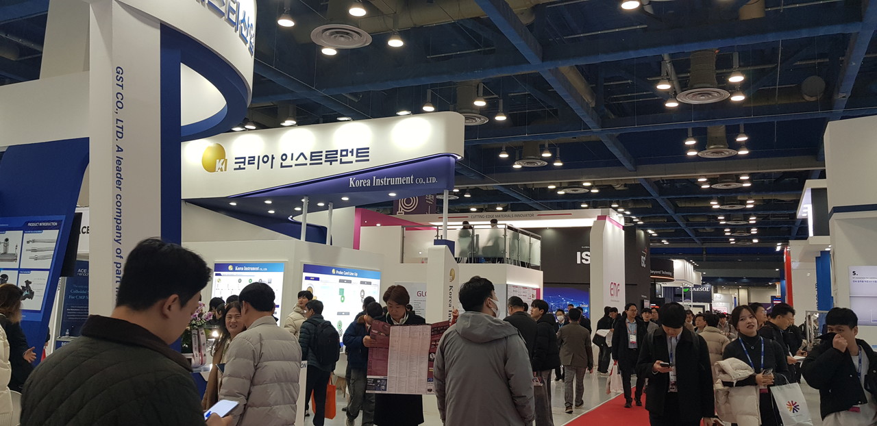 세미콘 코리아 전시장 전경. 사진=조민수