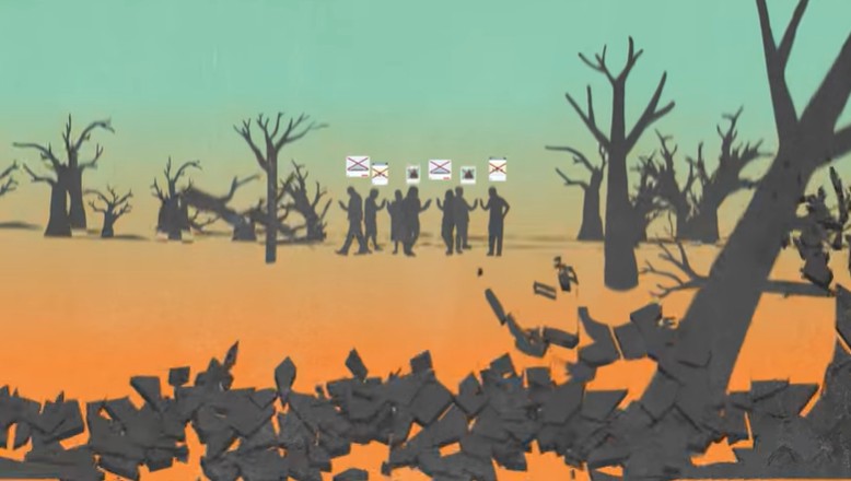 기후변화에 대한 허위 정보 유포 이미지. 그림=글로벌 위트니스 보고서