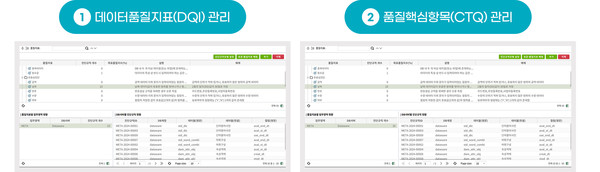 데이터 품질지표와 품질핵심항목 관리