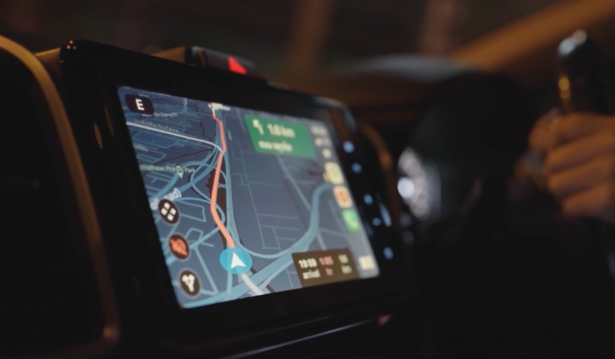 자동차의 내비게이션 시스템. 사진=CNBC