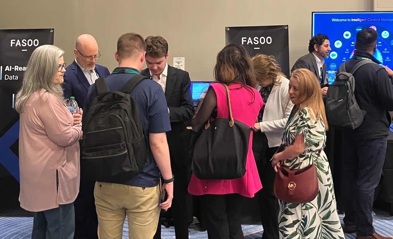 지난 3월 31일부터 4월 2일까지 열린 미국 ‘AI+IM 글로벌 서밋’ 현장 (사진=파수)